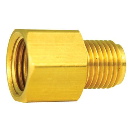 AGS Brass Adapter, Female(9/16-18 Inverted), Male(1/2-20 Inverted), 10/bag BLF-26